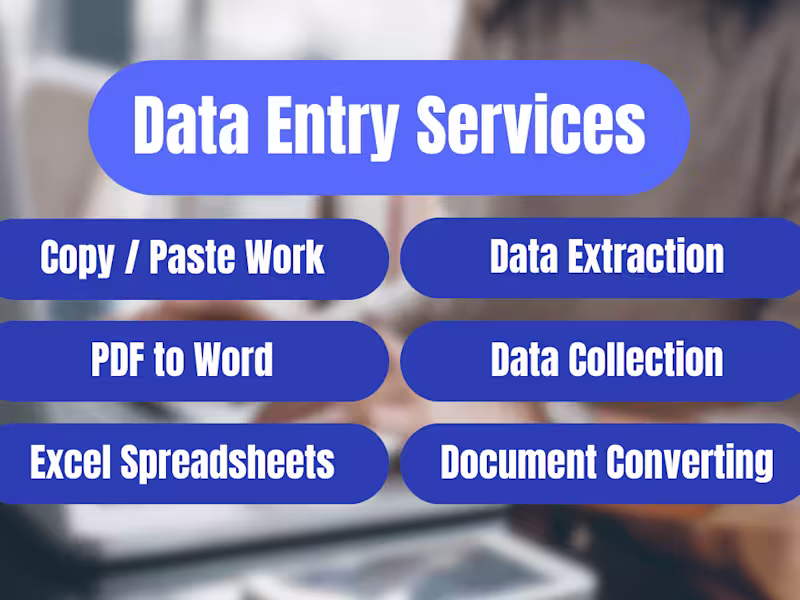 Cover image for Efficient Data Entry | Excel, Google Sheets, and More