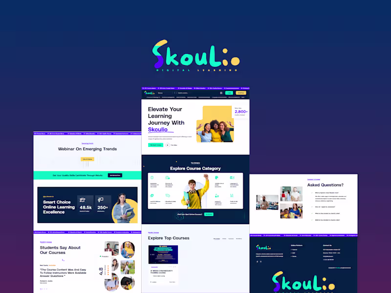 Cover image for Skoulio - Digital learning