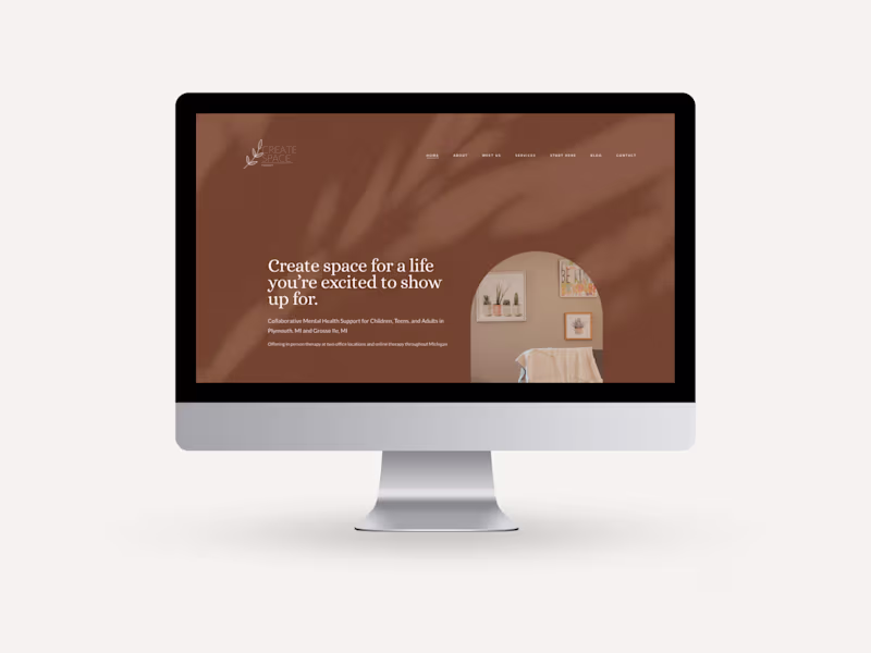 Cover image for Create Space Therapy — Brand