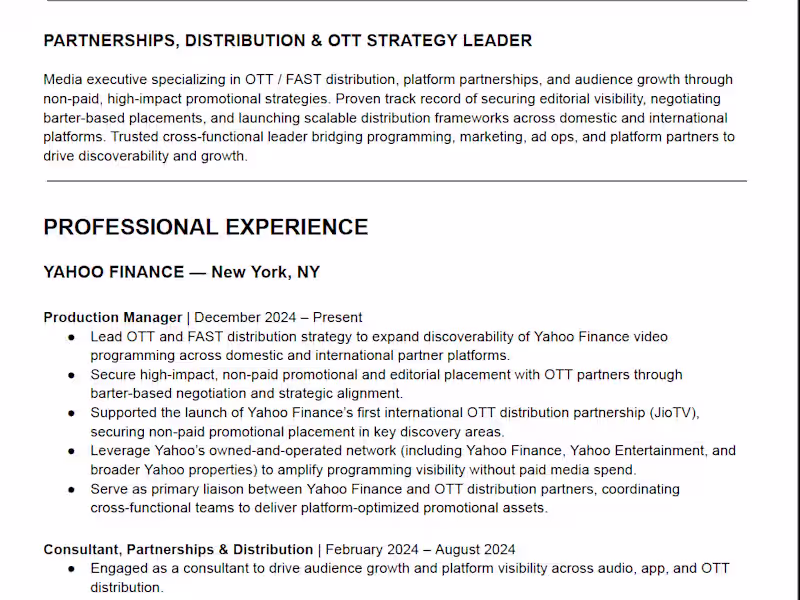 Cover image for OTT & Media Distribution Strategy