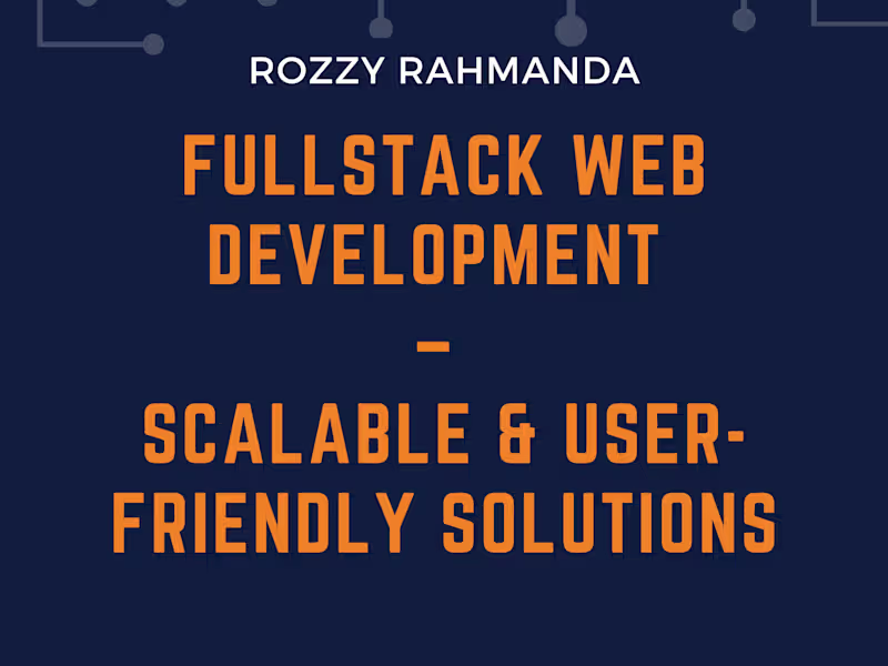 Cover image for Fullstack Web Developer
