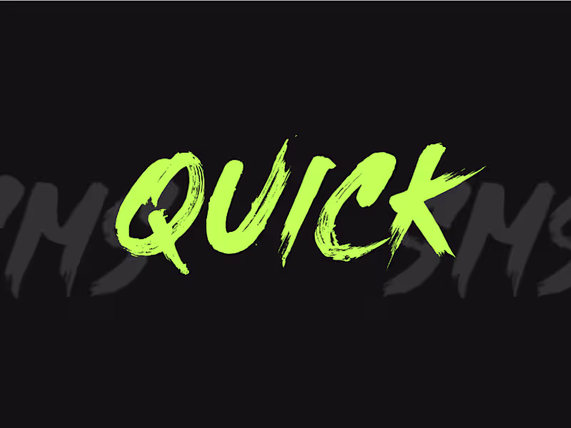 Cover image for A product design for quicksms.io