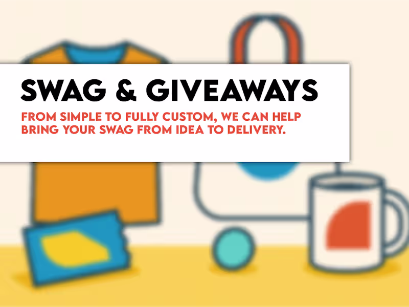 Cover image for Swag and Giveaway Design