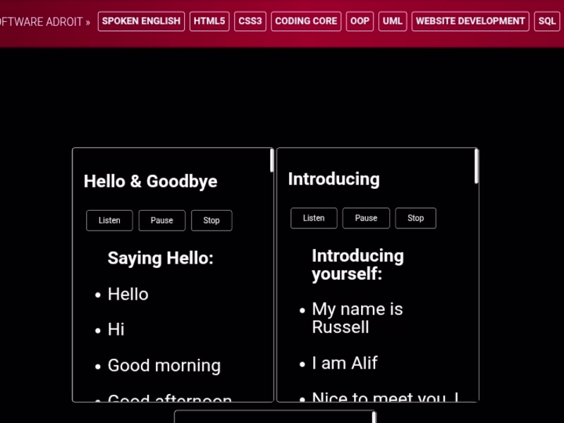 Cover image for Documentation Website for E-Learning 
