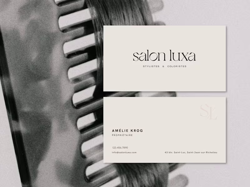 Cover image for Branding for Salon Luxa, a Montreal based Hair Salon 