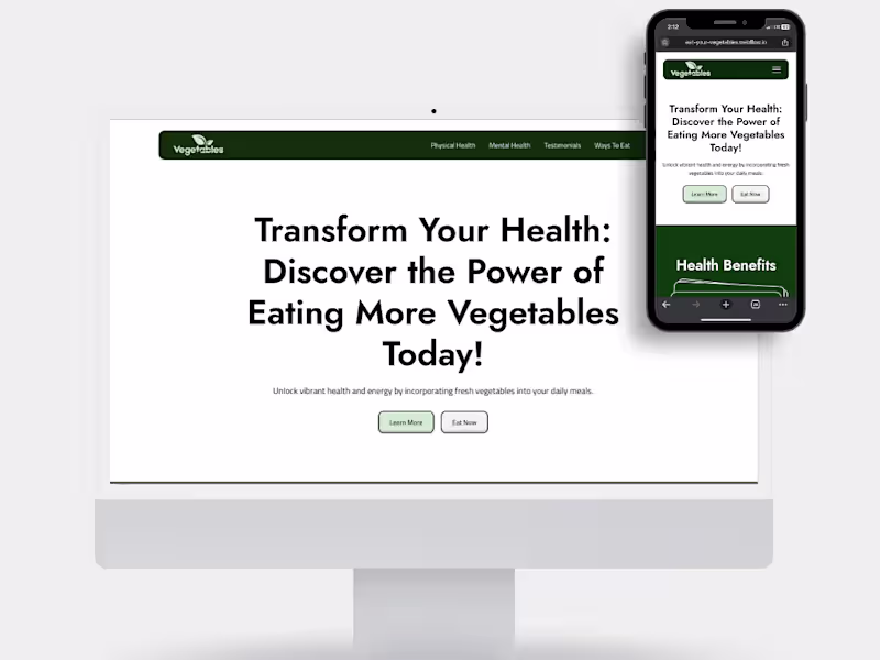 Cover image for Eat Your Vegetables