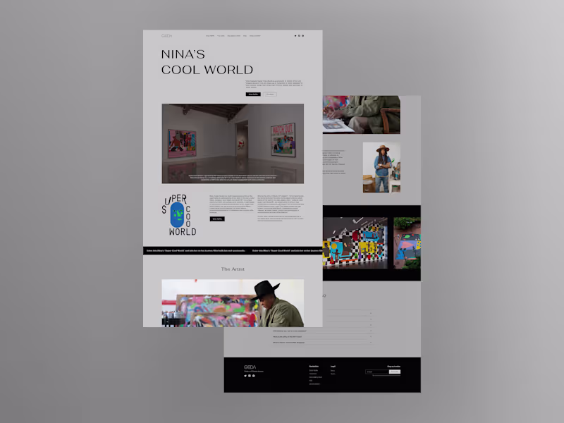 Cover image for Nina's Super Cool World