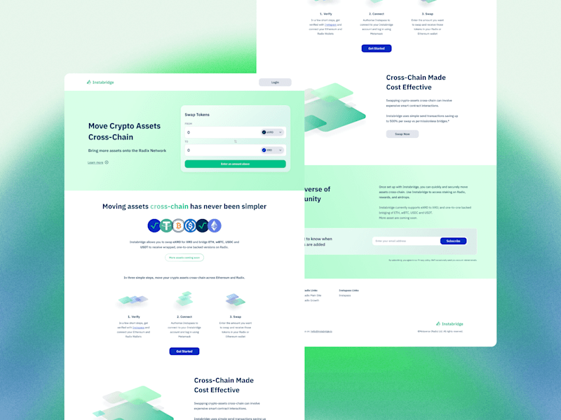 Cover image for Instabridge - Website Design