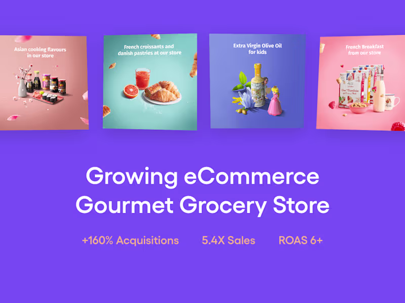 Cover image for Growing Online Gourmet Grocery Store