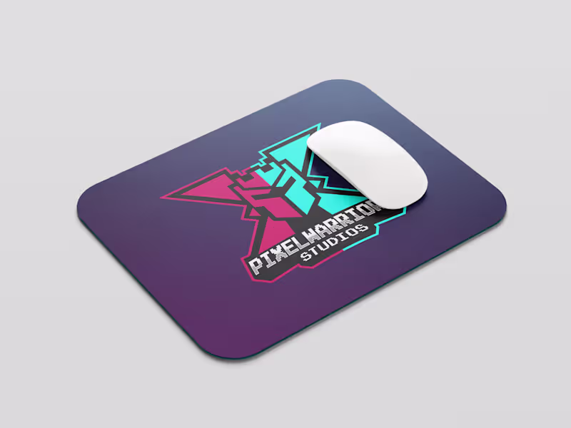 Cover image for Pixel Warrior Studios Logo Design