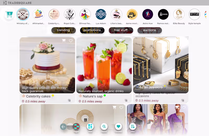 Cover image for Tradesquare virtual mall