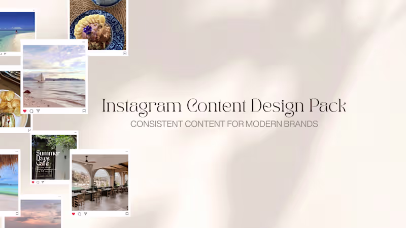 Cover image for Instagram Content Design Pack