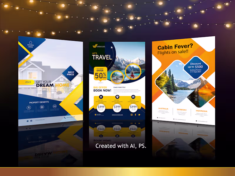 Cover image for i will design modern and unique flyer designs