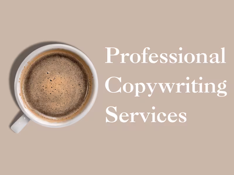 Cover image for Professional Copywriting Services