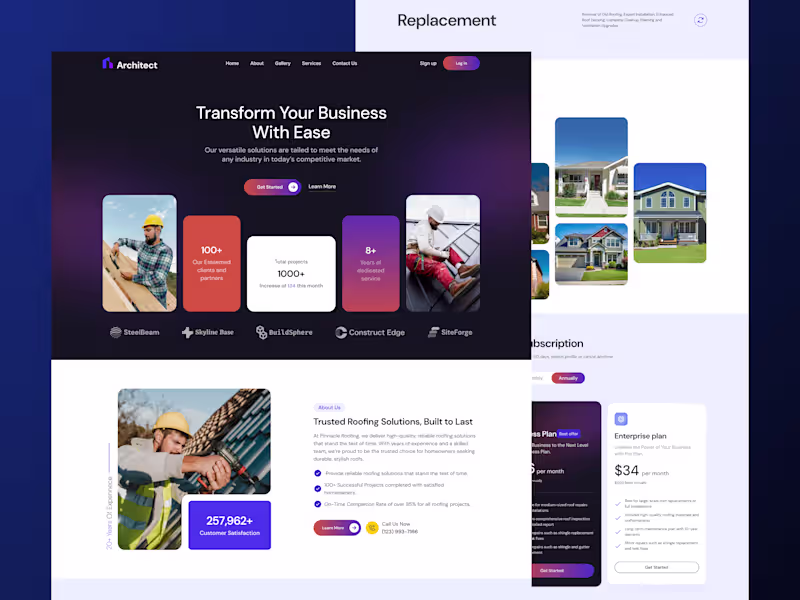 Cover image for Multipurpose Landing Page Design