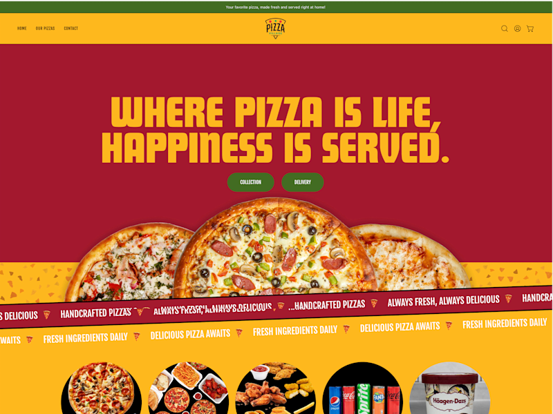Cover image for Pizza Village Website