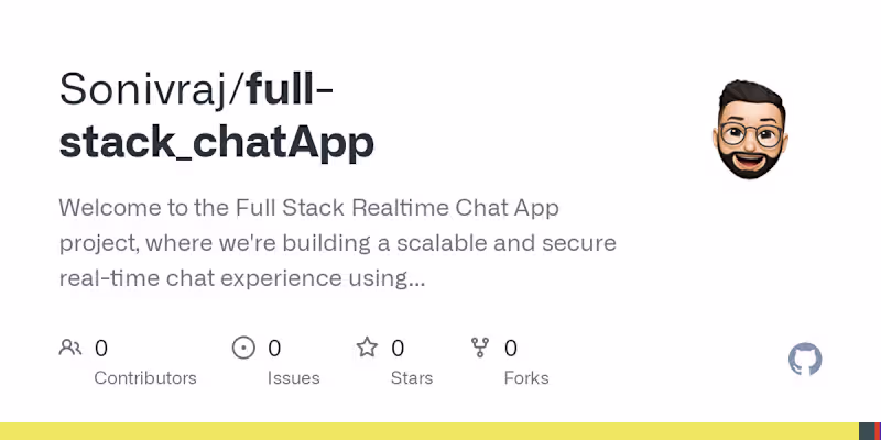Cover image for Full Stack Realtime Chat App Development