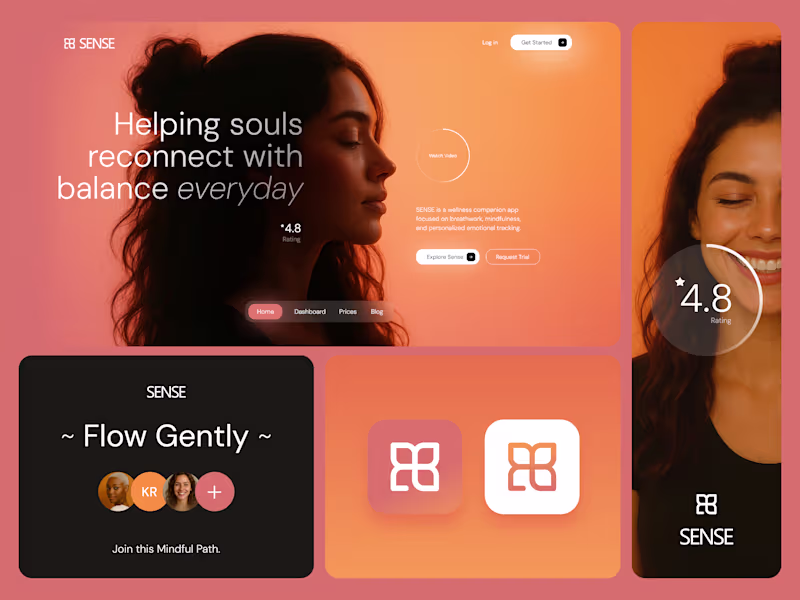 Cover image for Sense Brand identity