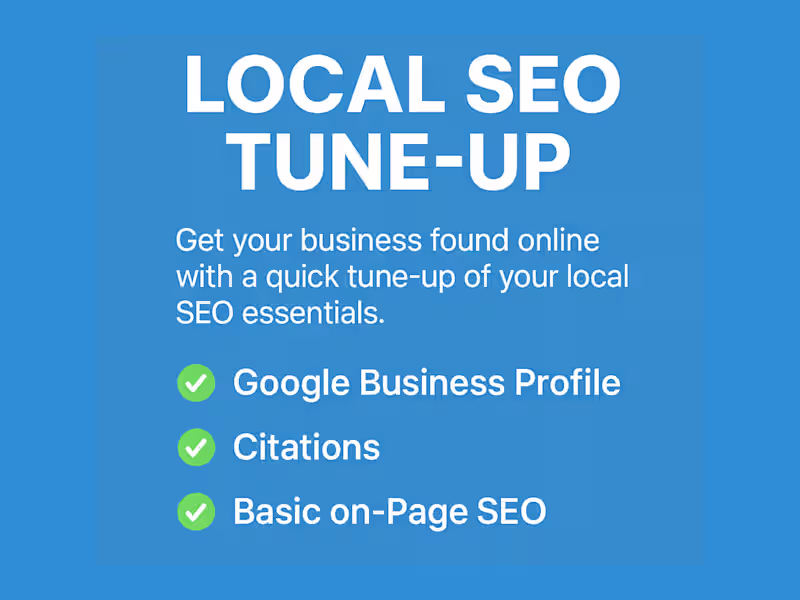 Cover image for Local SEO Tune-Up – Get Found by Local Customers