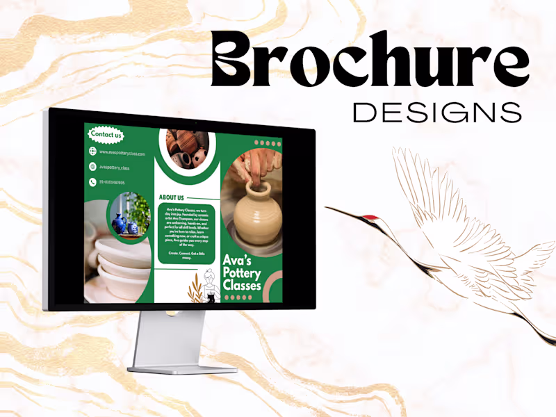 Cover image for Custom Brochure Design – Bold, Creative & Brand-Focused Visuals
