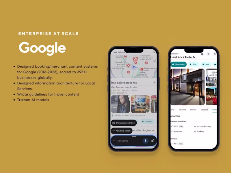 Cover image for A small sample of the work that I did as a content designer,...