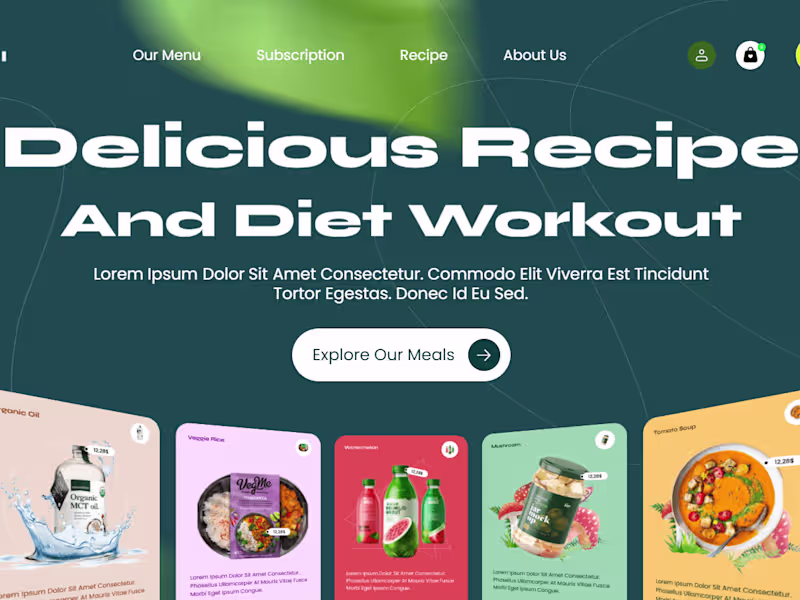 Cover image for Professional Framer website for your Vegan Food business