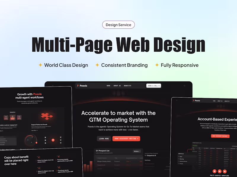 Cover image for Multi-Page Web Design