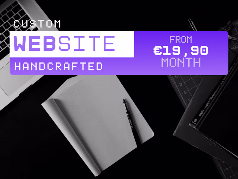 Cover image for Custom Hand-Coded Website · Built For Your Business