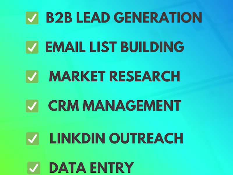 Cover image for I will generate targeted leads for your business