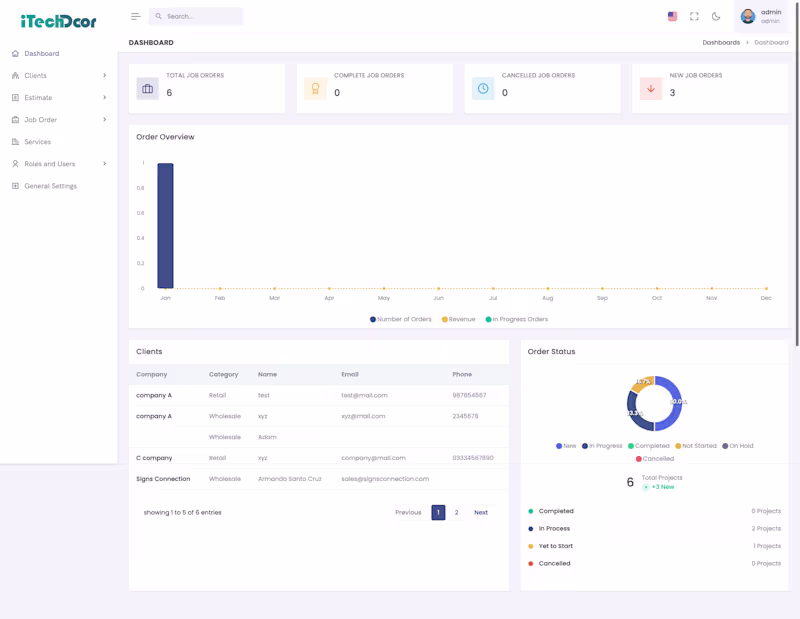Cover image for Jobs/Orders Management System