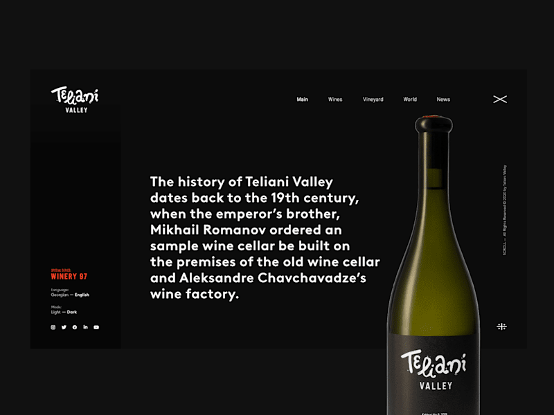Cover image for WINERY97 __ Teliani Valley
