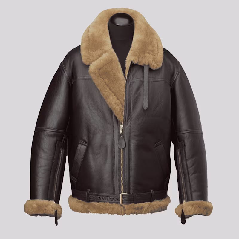 Cover image for Shearling Leather Jacket Product Pages