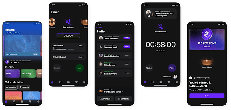 Cover image for Timer Feature for Meditation App with Crypto Rewards