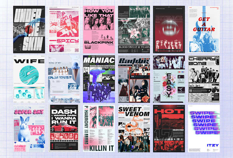 Cover image for Kpop Song Poster Collection