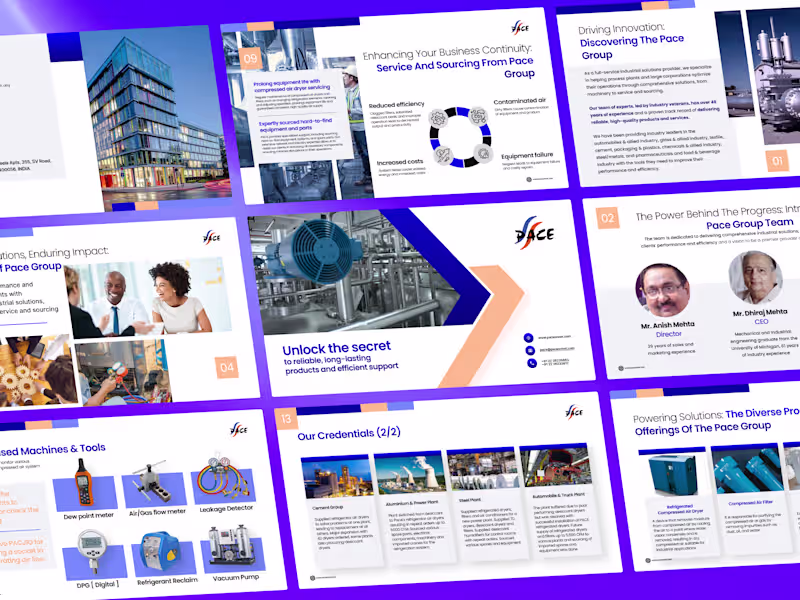 Cover image for Company Profile Deck — Industrial Solutions Provider