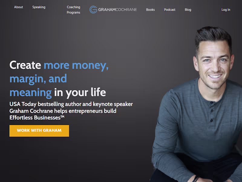 Cover image for Digital Platform Development for Graham Cochrane
