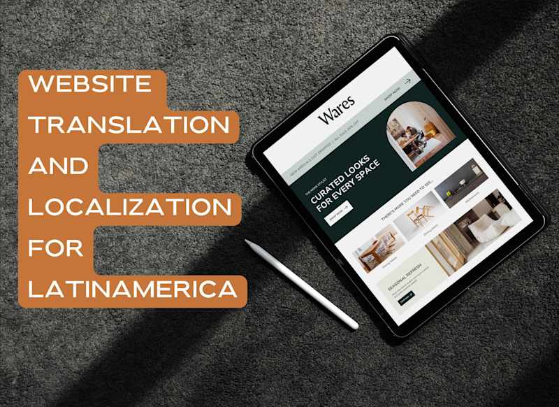 Cover image for English > Spanish Website Translation
