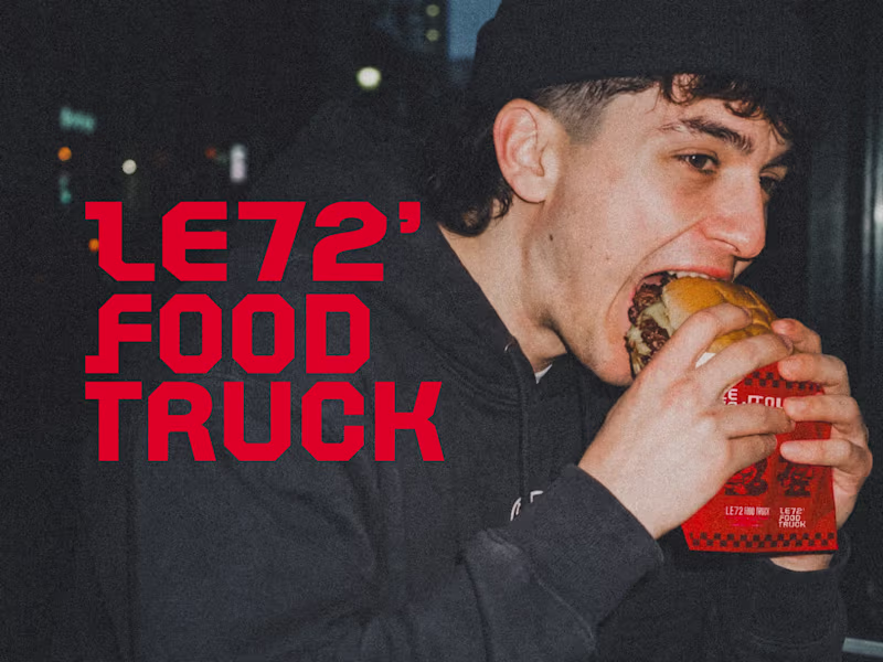 Cover image for LE72' Food Truck Brand Identity