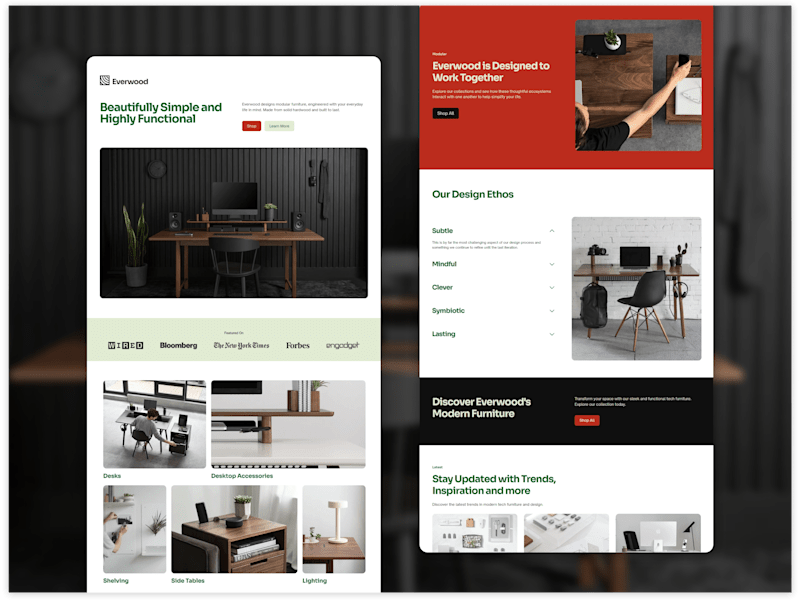 Cover image for Everwood (Demo) - Custom Shopify Sections with Instant