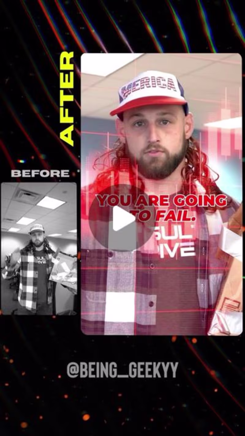 Cover image for Sahil Gondhedekar on Instagram : "Before v/s After edit"