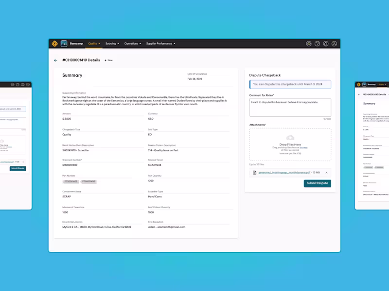 Cover image for Chargeback management for EV company