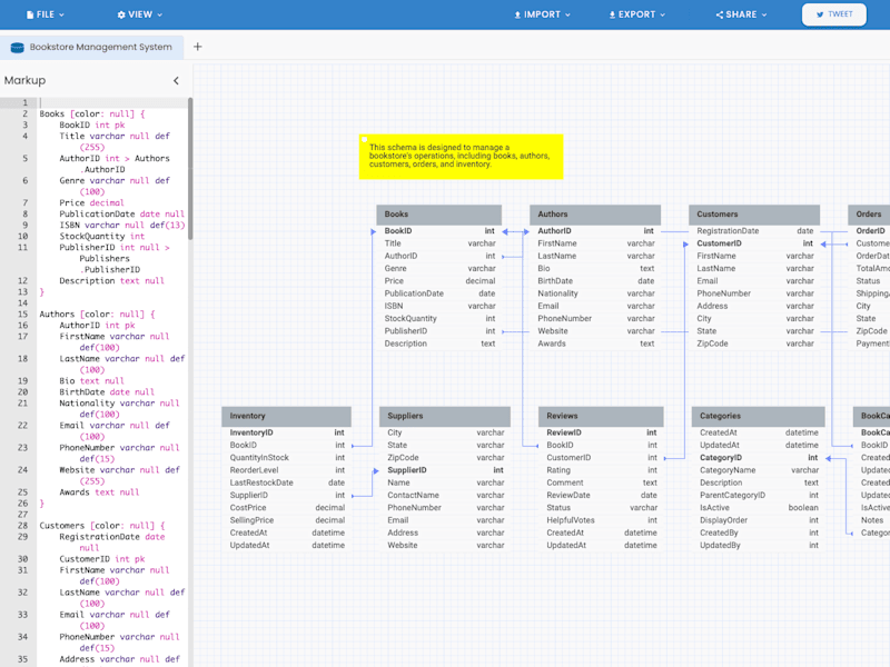 Cover image for #1 Database Design & Modeling Tool Online | DB Designer
