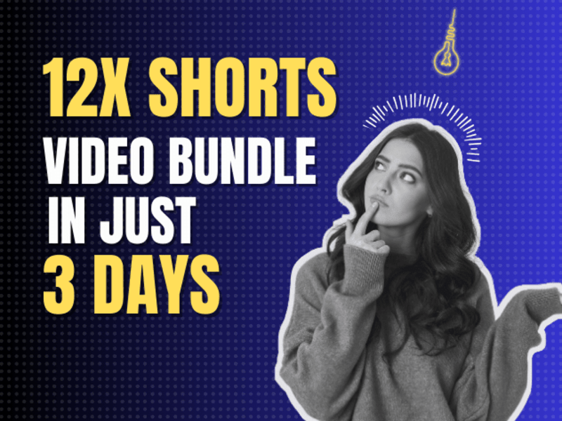 Cover image for 12x Short-Form Videos Bundle- YouTube/Instagram & Facebook Reels