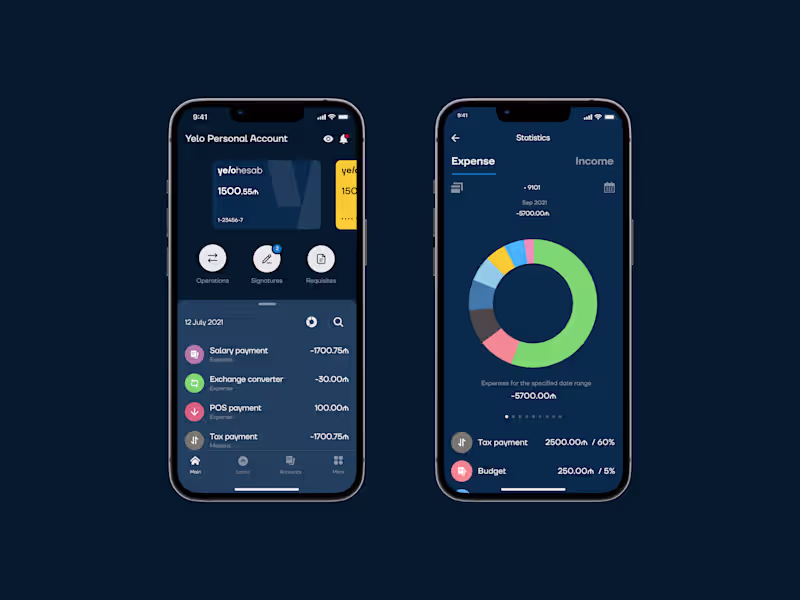 Cover image for Yelo Bank App
