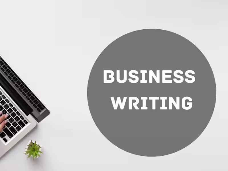 Cover image for Consulting And Business Writer 