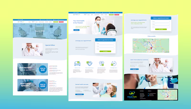 Cover image for Dental Practice Website Design & Wordpress Development