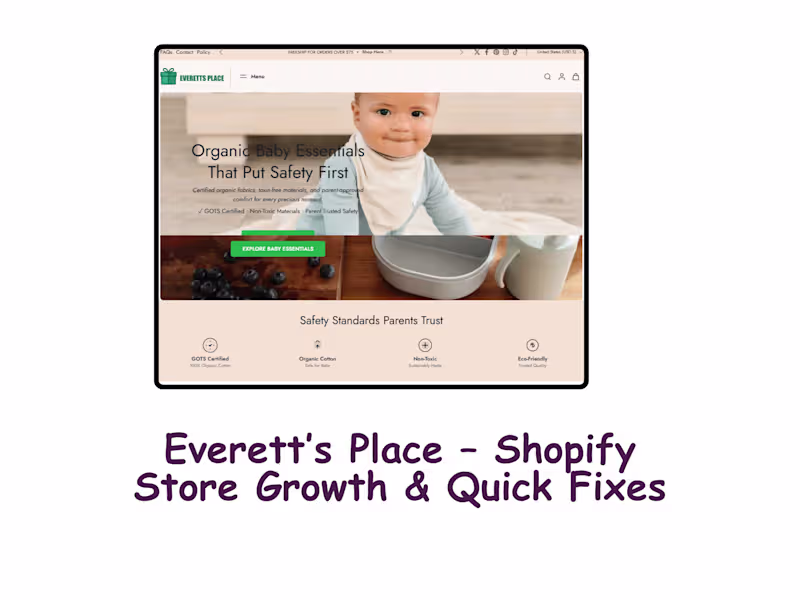 Cover image for Shopify Store Growth and Technical Optimization