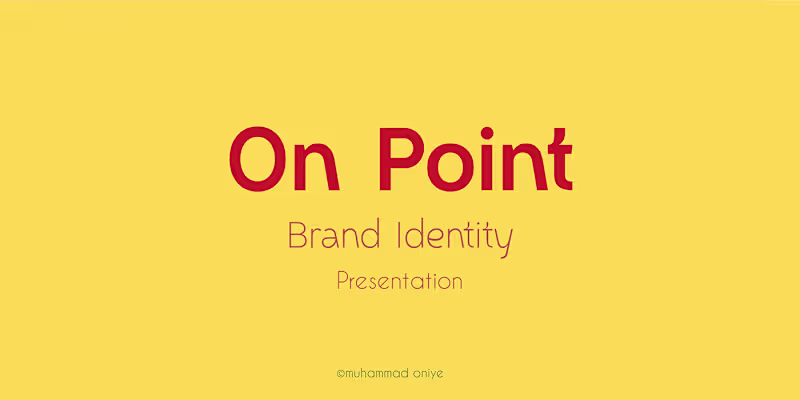 Cover image for On Point - Brand Identity Design :: Behance