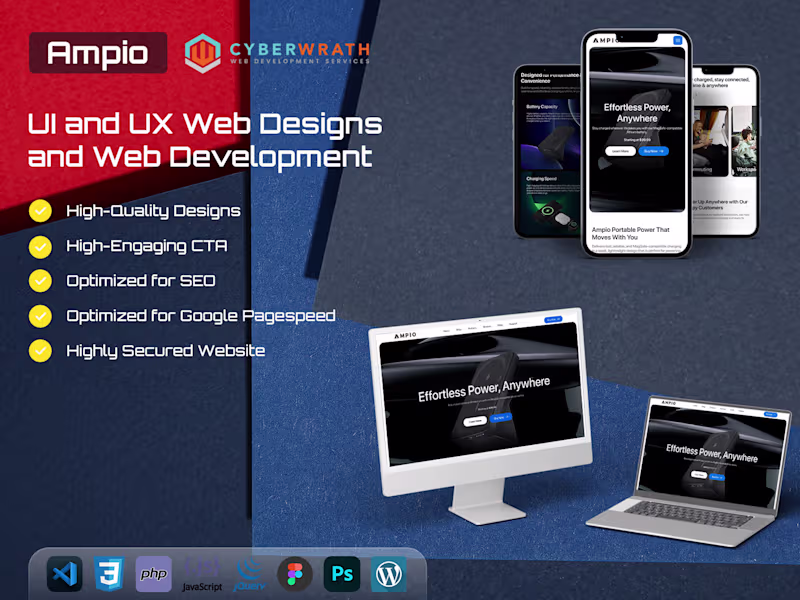 Cover image for Ampio - Ecommerce Web Development and Designs
