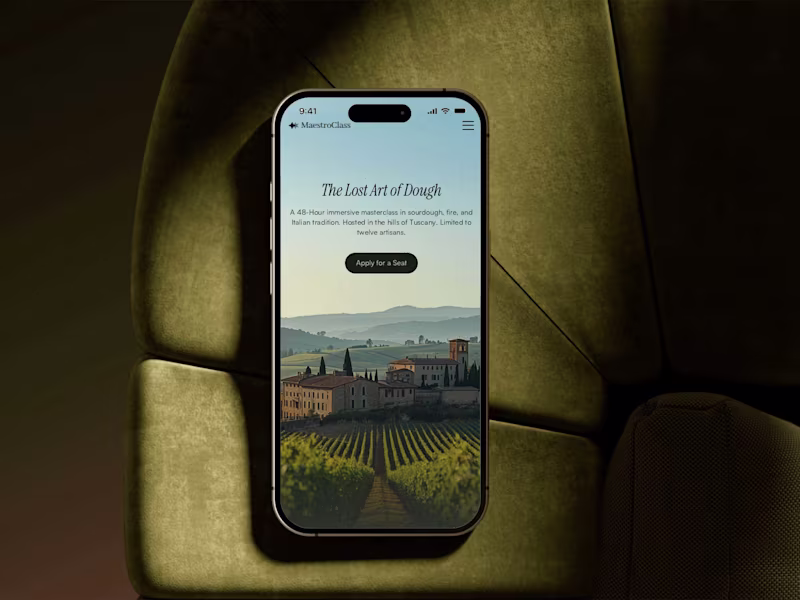 Cover image for Maestro Class Website